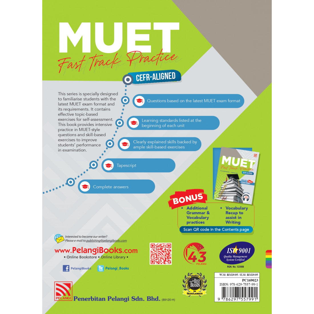 MUET 2023 Fast Track Practice | Pelangi Books Gallery